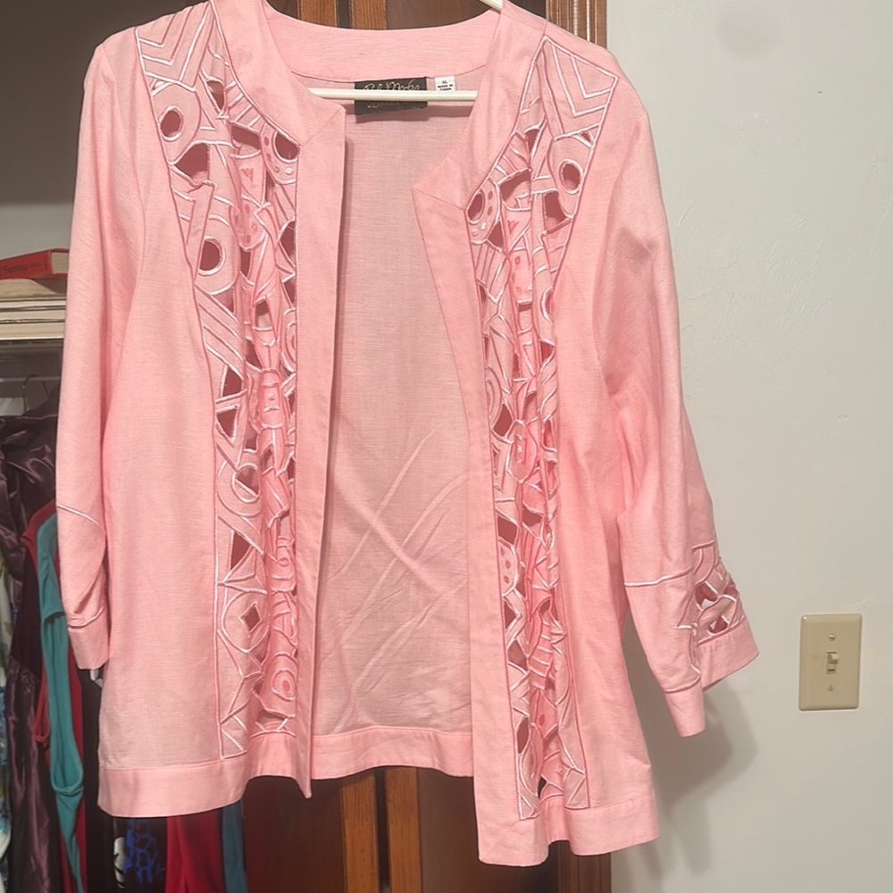 Bob Mackie cut out cardigan